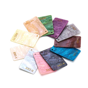 Folha de acrílico com padrão 3D para móveis