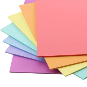 Painel acrílico colorido para decoração