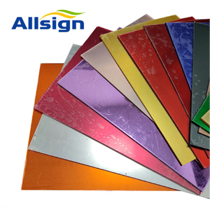 Folha acrílica de alto reflexo para penteadeiras